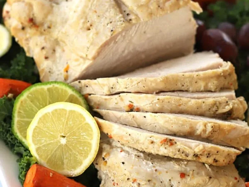 Slow Cooker Citrus Herb Turkey Breast with Vegetables