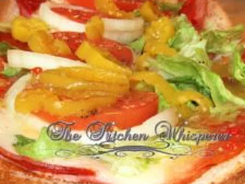 Loaded Italian Hoagie with Melted Cheese and Hot Peppers