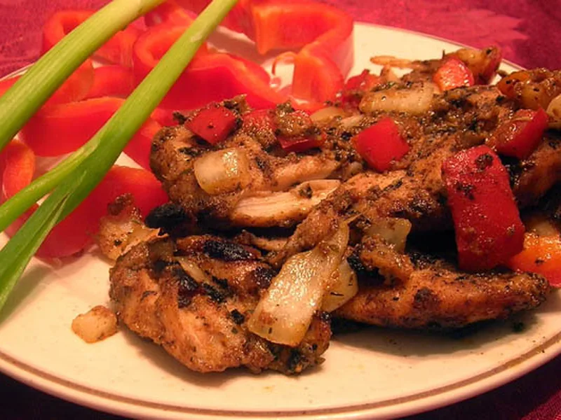 Grilled Jamaican Jerk Chicken with Spiced Marinade