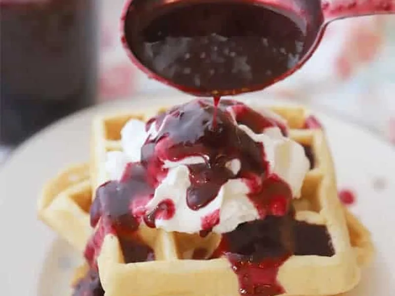 Homemade Mixed Berry Syrup with Cornstarch Thickener
