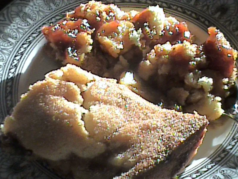 Date and Banana Squares with Cinnamon Sugar Topping