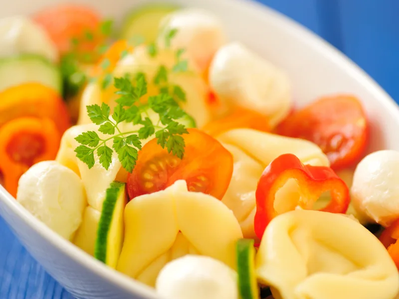 Firecracker Pasta Salad with Black Olives