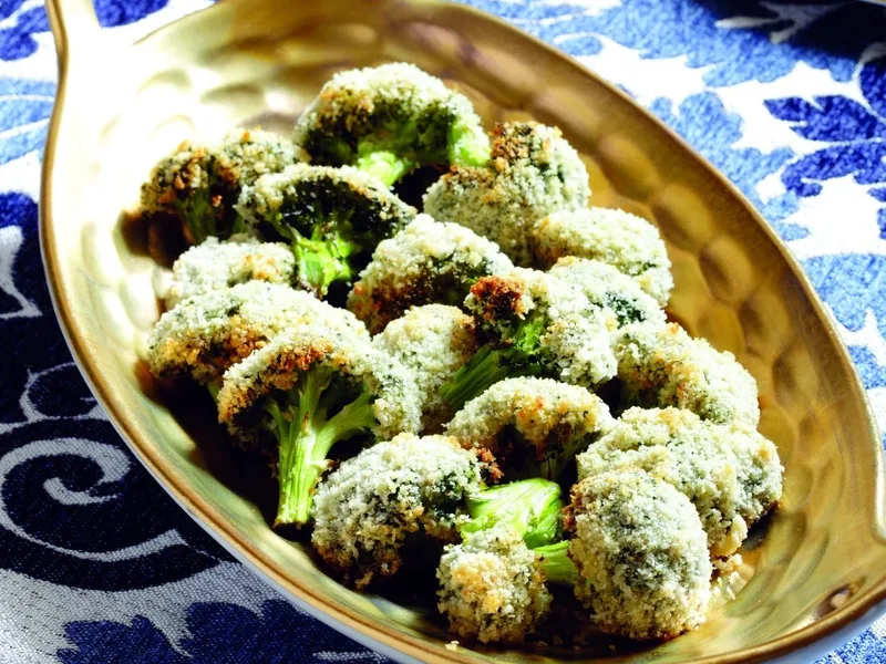 Crispy Baked Broccoli Bites with Panko Coating