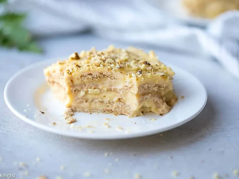 Easy No-Bake Graham Cracker Pudding Icebox Cake