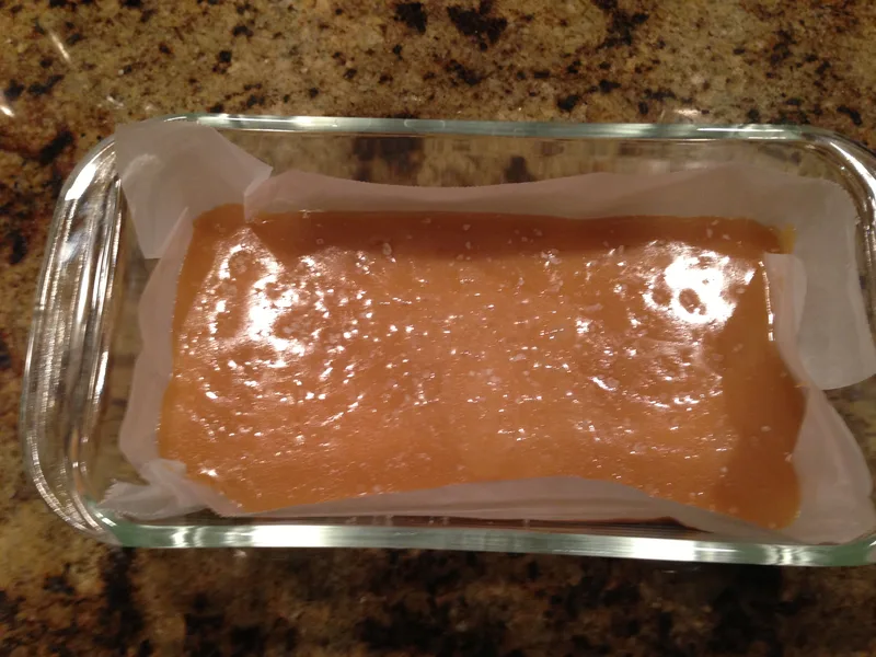 Homemade Caramel Candy with Ice Water Test