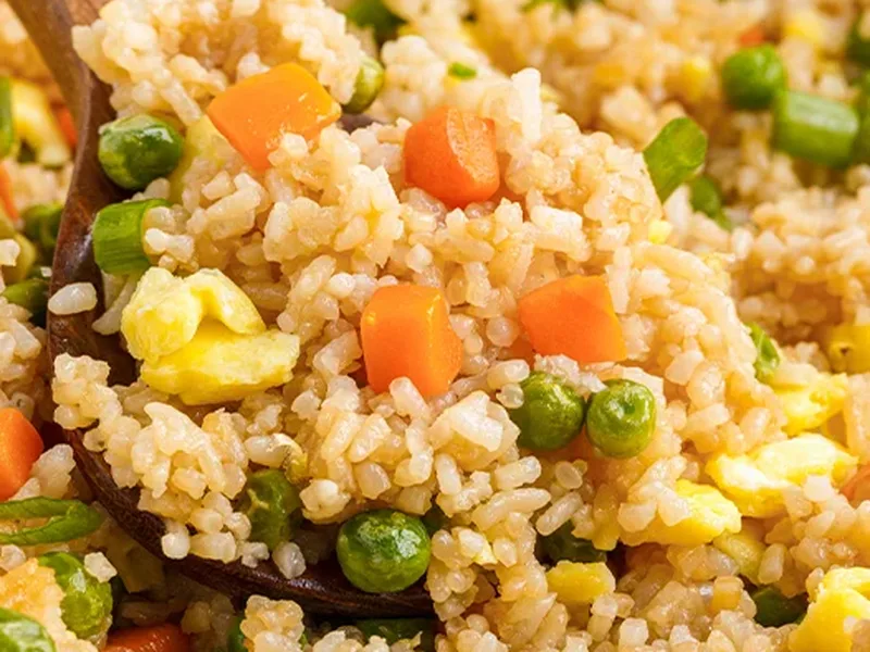 Panda Express Copycat Fried Rice with Eggs and Vegetables