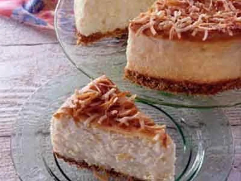 Pineapple Coconut Cheesecake for Passover