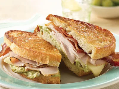 Grilled California Turkey Sandwich with Avocado and Bacon