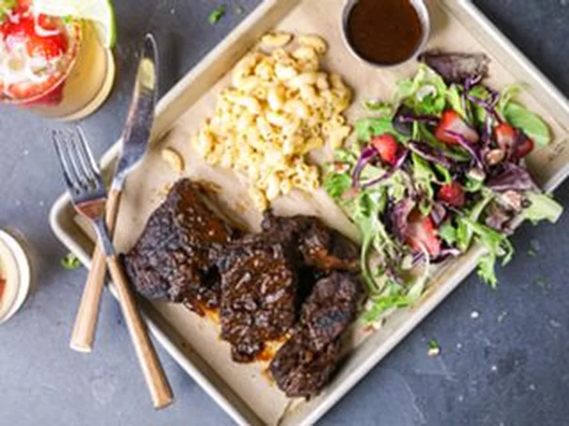 Bourbon BBQ Short Ribs with Smoky Tomato Glaze