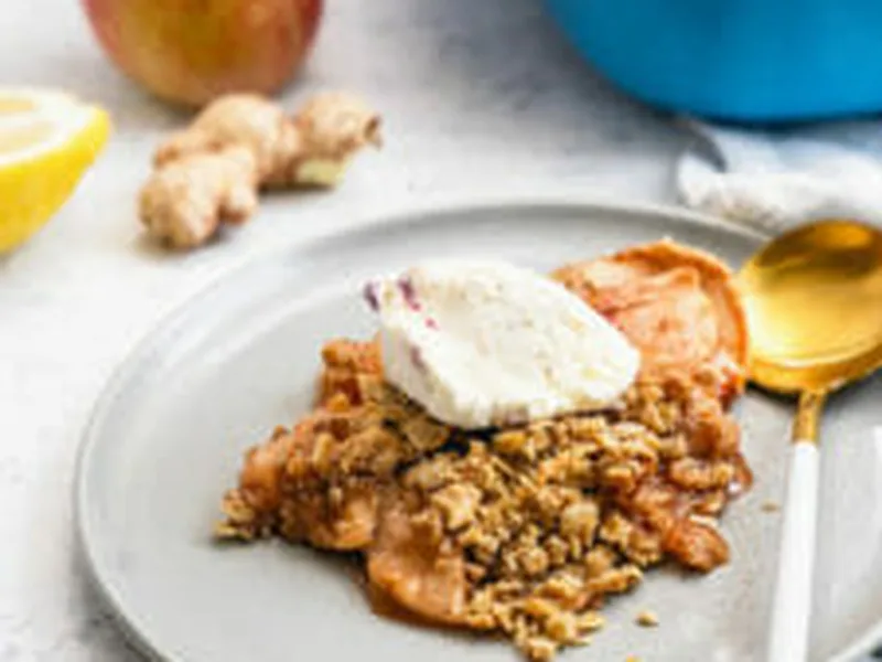 Vegan Gluten-Free Apple Crumble with Almond Flour Topping
