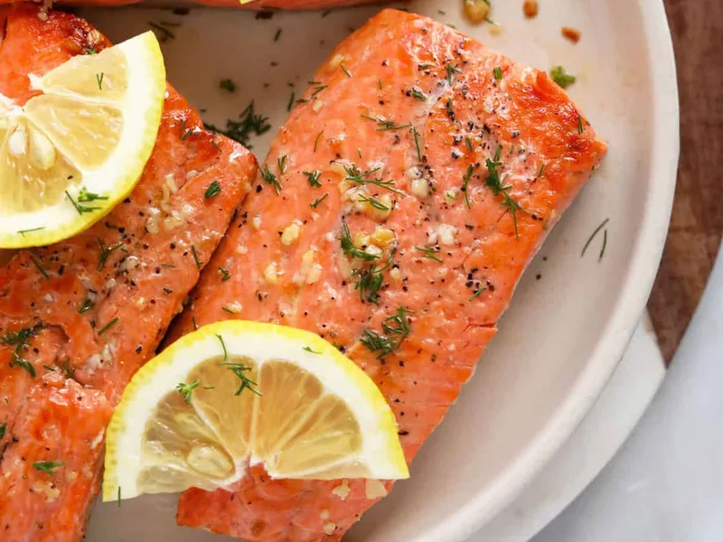 Pan-Seared Salmon with Lemon Butter and Fresh Dill