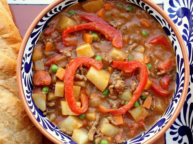 Idaho Potato and Beef Paprika Stew with Ground Sirloin