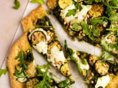 30-Minute Bendable Cauliflower Almond Flour Flatbread