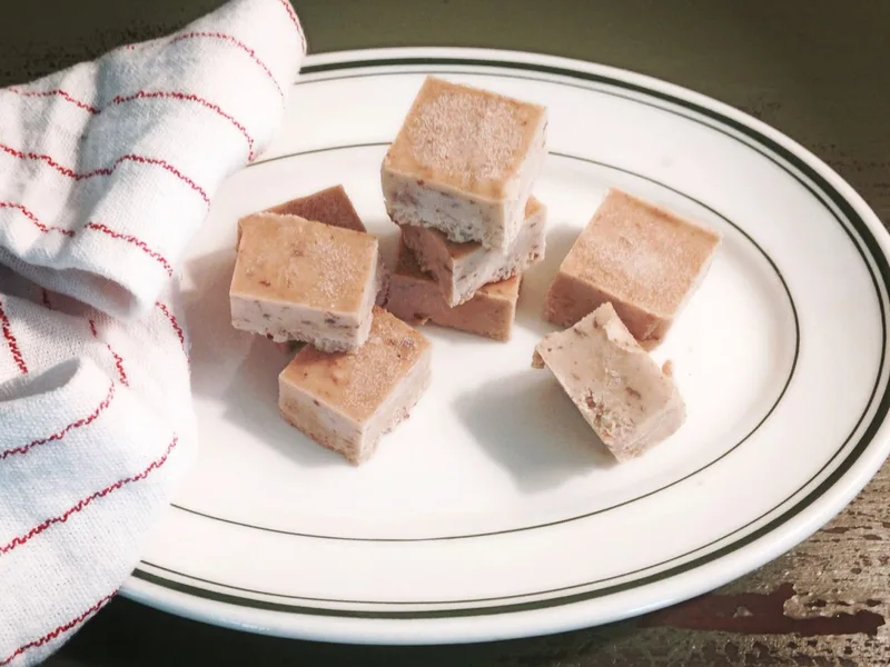 No-Bake Nutty Apple Fudge with Almond and Peanut Butter