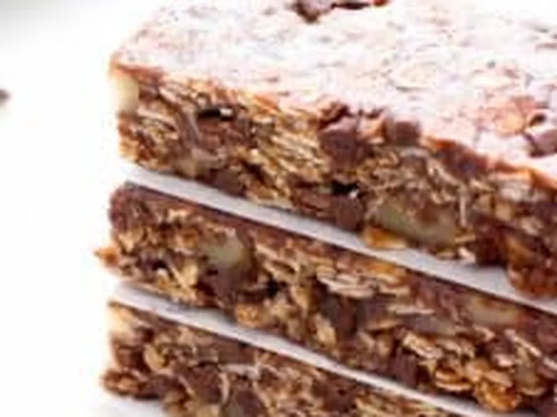 No-Bake Vegan Double Chocolate Chip Granola Bars