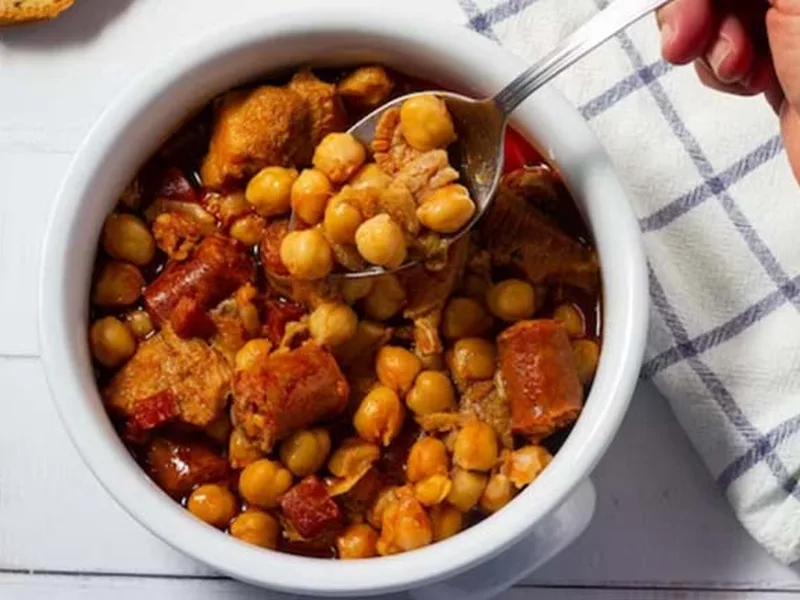 Chorizo and Chickpea Stew with Paprika