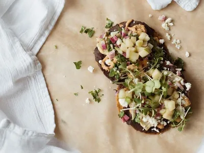 Quick Pickled Apples with Serrano for Tacos