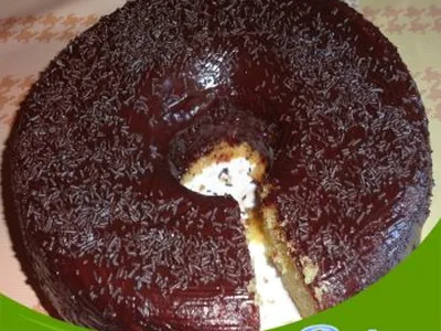 Lemon Yogurt Cake with Chocolate Ganache