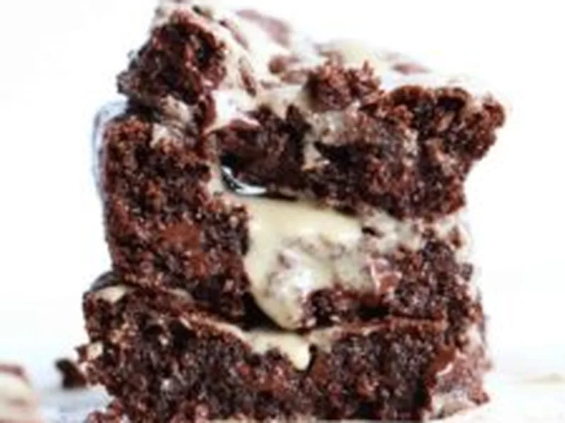 Quick Fudgy Tahini Brownies with Almond Flour