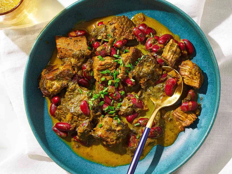 Persian Spiced Beef and Lentil Stew with Turmeric and Cinnamon