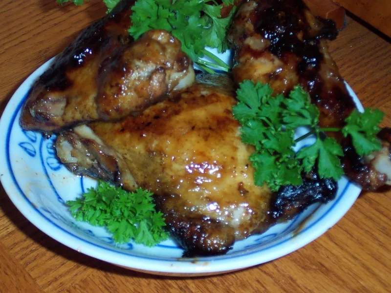 Southern Barbecued Chicken with Tangy Glaze
