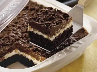 Traditional Brownie Goody Bars with Peanut Butter Chocolate