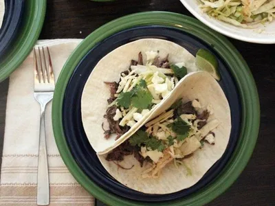 Slow-Braised Beef Short Rib Carnitas Tacos