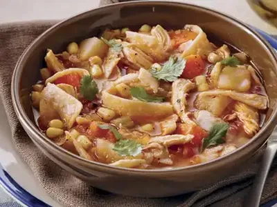 Slow-Cooker Spicy Chicken Stew with Corn and Potatoes