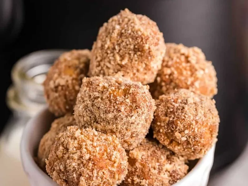 Air Fryer Cinnamon Toast Crunch Donut Holes