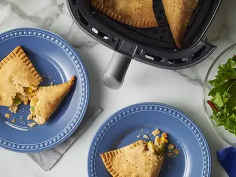Air Fryer Mini Chicken Pot Pies with Pillsbury Crust