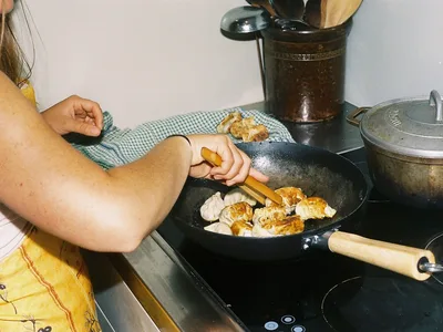 Pan-Fried Vegan Eggplant Dumplings