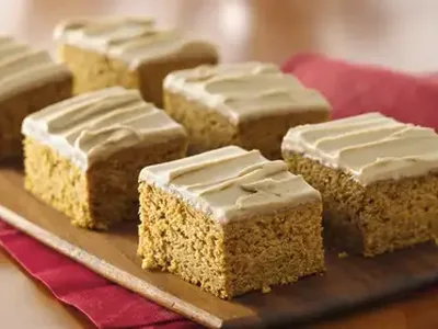 Sweet Potato Cake with Maple Frosting - Spiced Sheet Cake