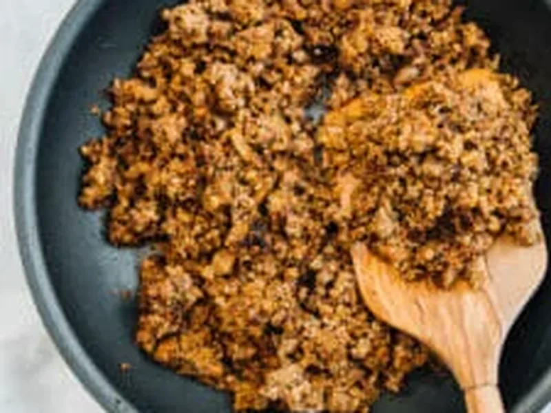 Crispy Walnut Mushroom Taco Meat