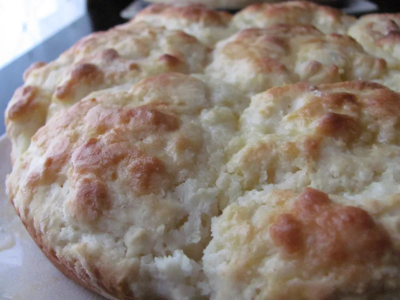 Touch of Grace Drop Biscuits with Heavy Cream and Buttermilk