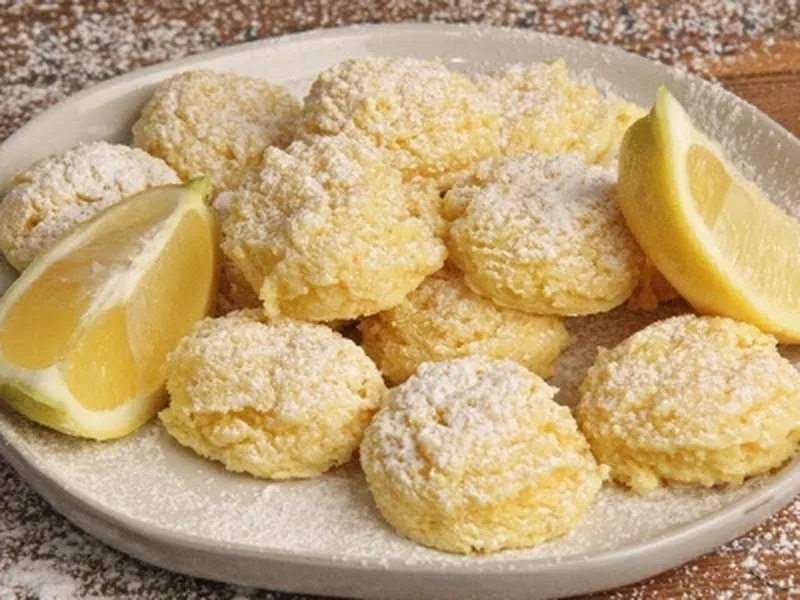 Soft Lemon Cream Cheese Cookies with Pudding Mix